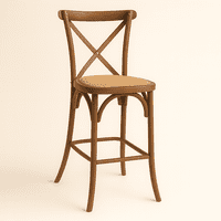 Oh! Mi Hogar ® - Taburete Crossback 66Cm De Madera