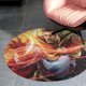 thumbnail image 4 of Doctor Strange Alfombra Redonda de Felpa Coral, Antideslizante, No Desprende Pelusas, Lavable y Duradera para Salón, Dormitorio y Habitación de Niños 60cm, 4 of 6