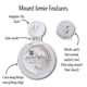 thumbnail image 3 of Soporte de toma de corriente WiFi Mount Genie para Google WiFi, 3 of 7