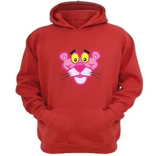 Genérico - Polerón Canguro La Pantera Rosa Rojo Talla Xs Unisex