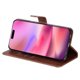 thumbnail image 4 of Funda tipo cartera para iPhone 16 con bolsillo con cremallera y ranuras para tarjetas – Función de soporte Marrón, 4 of 6
