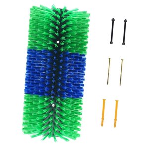 Ioensy - Cepillo De Masaje Resistente Para Rascar El Ganado, Para Caballos, Alces Y Ciervos, Color Verde Y Azul