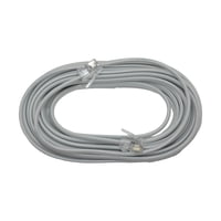 Macrotel - Cable Extensión De Teléfono Blanco De 5 Metros