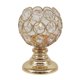 thumbnail image 2 of Candelabros Votivos De Cristal Candelabro Evento De Boda 8.5x11.5cm Dorado, 2 of 5