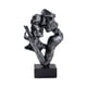 thumbnail image 4 of Escultura abstracta de cara de pareja besándose, estatua de amante besándose, figura creativa de amor para estantes, regalo de pareja de granja para e Plateado vintage, 4 of 5