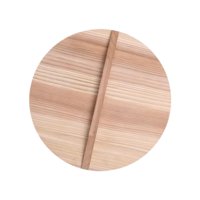 Bothyi - Tapa De Sartén De Madera Redonda, Antiescaldaduras, Ligera, 28 Cm