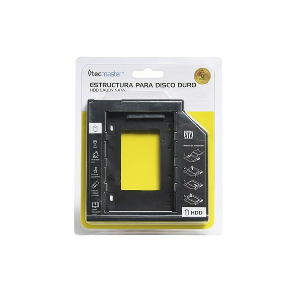 Adaptador Para Disco Duro 95mm Sata Ssd Hdd Tecmaster