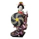 thumbnail image 4 of 1/6 ropa japonesa de la mu?eca del geisha del kimono japonés de la vendimia con la decoración casera de la capa, 4 of 5