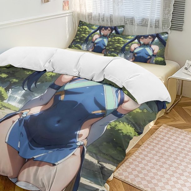 Fairy Tail Anime Home Bed 3-piece Set Classic Japanese Anime Polyester Wash Student Dormitory Set