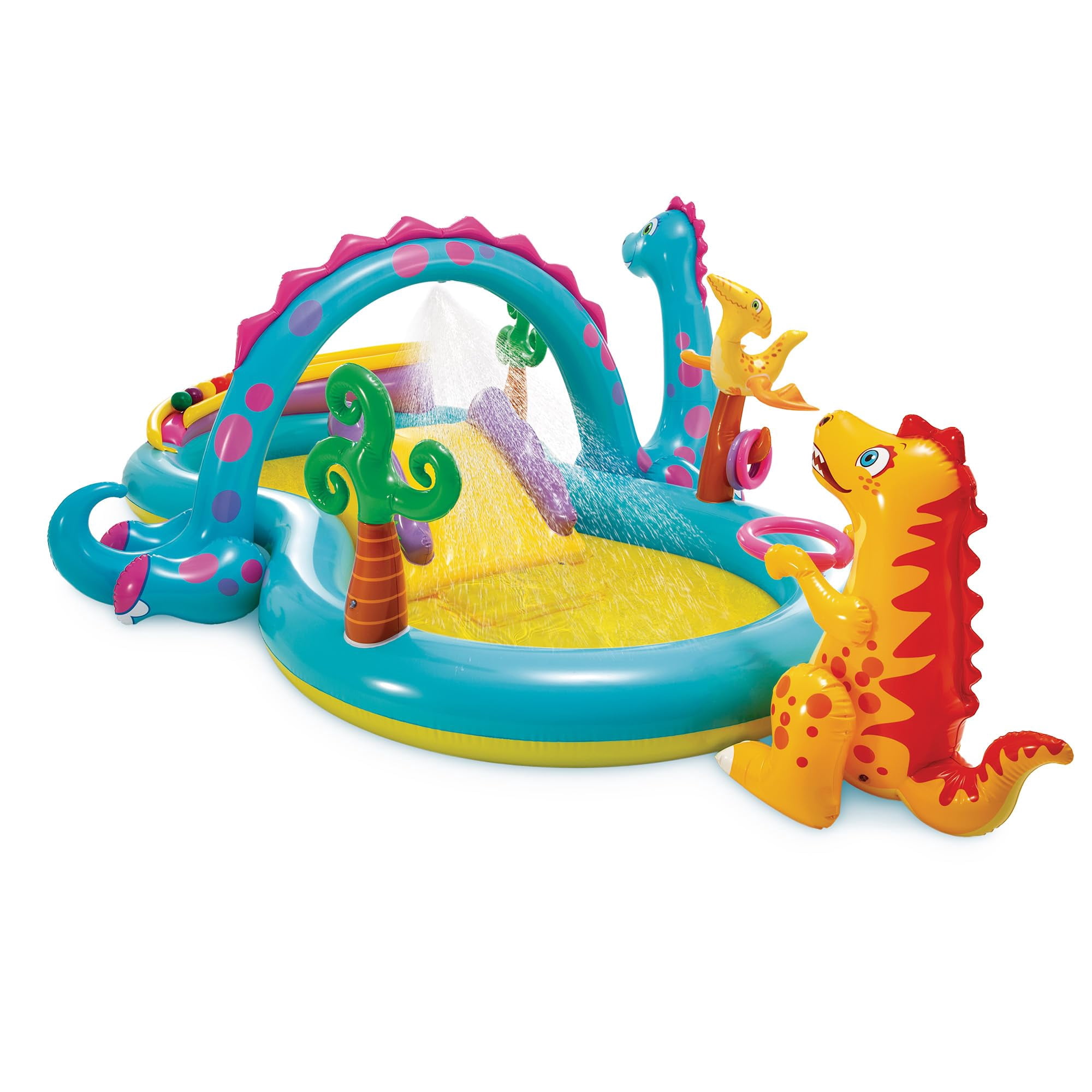 Piscina Intex Dinoland Play Center 335l Para Niños