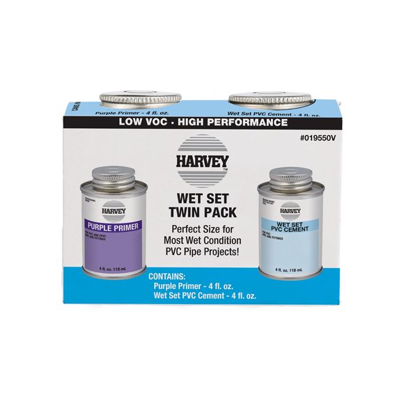 Adhesivo Harvey 019550V Wet Set Cemento PVC 118 ml