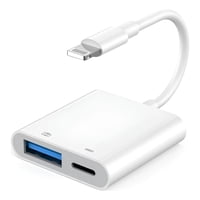 Genérica - Adaptador Otg Usb 3.0 2 En 1 Compatible Iphone