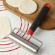 thumbnail image 4 of 1pc, Pastry Roller (7.5''x4.5''x1.26''), T Shaped Pizza Roller, 201 Stainless Steel Rolling Pin, Dough Baker Roller, Baking Tools, Kitchen Gadgets, Kitchen Accessories, Home Kitchen Items, 4 of 4