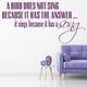 thumbnail image 2 of Decomural A Bird Sings Inspirational WS-17349, 2 of 2