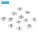 thumbnail image 3 of Uxcell 12.5mm Pestañas de Sostenedor de Mecha de Vela de Metal, Base de Soporte de Mecha de Vela, Plata 150 Paquetes, 3 of 7