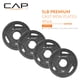thumbnail image 2 of Placa de pesas CAP Barbell Olympic Grip de 2 pulgadas y 2,5 kg, juego de 4, 2 of 6