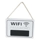 thumbnail image 2 of La Puerta De Madera Blanca De La Contrase?a De Wifi Firma El Hotel Rústico De La Tienda De La Decoración Del Hogar, 2 of 5