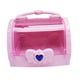 thumbnail image 4 of Caja De Almacenamiento Con Asa, Estuche De Almacenamiento De Accesorios Para El Cabello Para Papelería, Herramientas De Escritorio, Color Rosa, 4 of 5