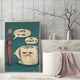 thumbnail image 4 of 1pc Funny Toothbrush with Toilet Paper Poster - Unique Humor Bathroom Painting Canvas for Bathroom Decor, 4 of 4