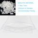 thumbnail image 4 of Porta credenciales KINGSUM Pack de 6 impermeable de plástico transparente, 4 of 6