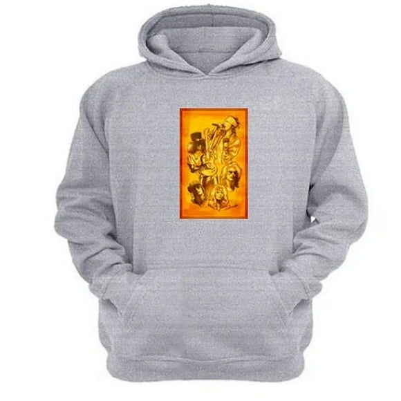 Polerón Canguro Guns N´ Roses Gris Claro Talla S Unisex