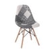 thumbnail image 1 of Silla Eames Patchwork Acolchada Blanco y Negro, 1 of 3