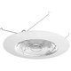 thumbnail image 1 of NICOR Lighting 6-Inch White Recessed Shower Trim with Glass, 1 of 3
