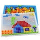 thumbnail image 1 of 296/352/592pcs 3D Puzzle Game Puzzle Board Gift Creative Educational Toy DIY Handmade Toy Mushroom Nail Plastic Bead Creative Toy, 1 of 3