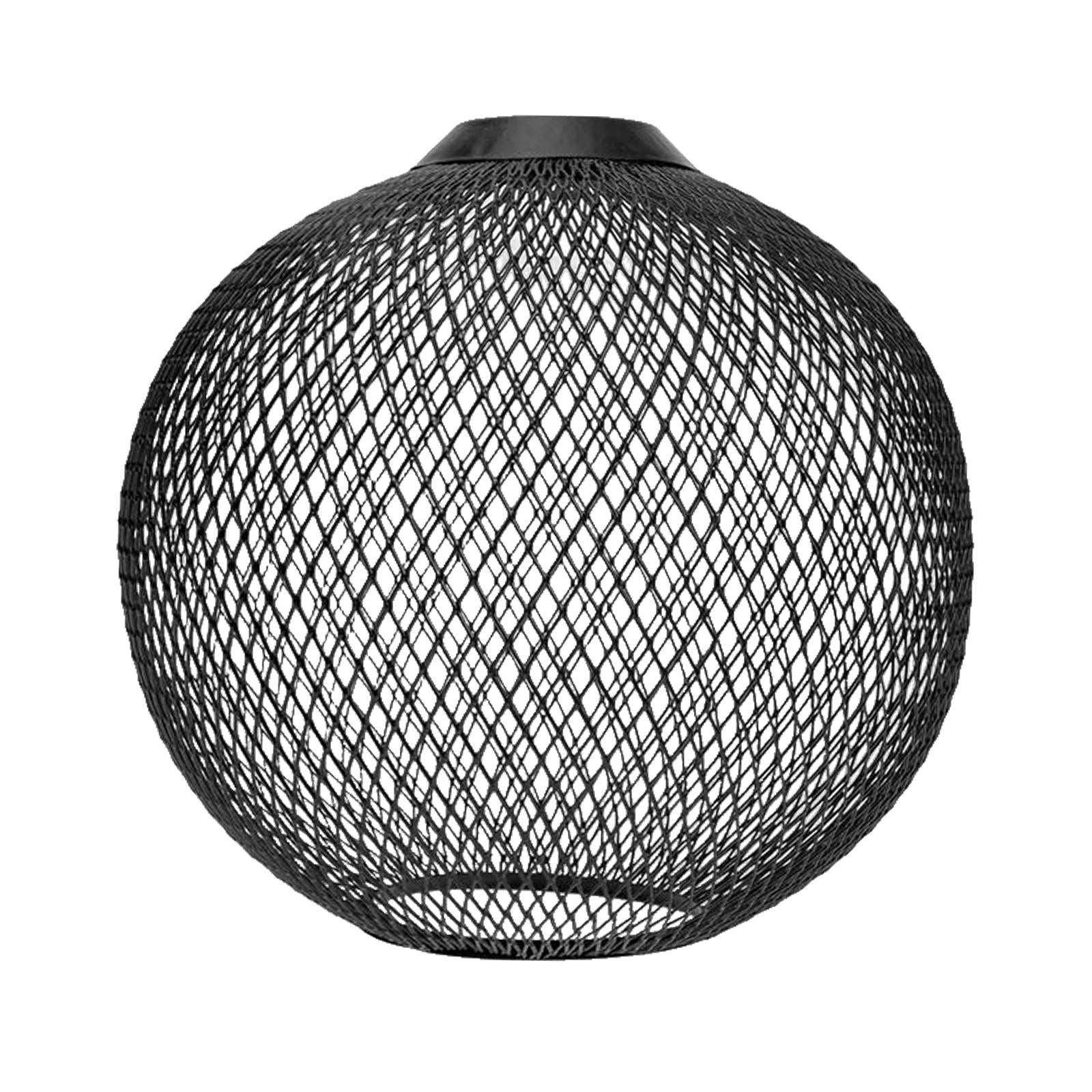 Ioensy - Cubierta De Pantalla De Lámpara Colgante De Metal Para Restaurante Cocina Isla Dormitorio Negro