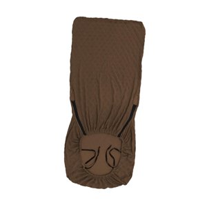 Magideal - Funda De Poliéster Para Silla De Ordenador, Funda Elástica Para Silla, Protector De Asiento, Universal, Extraíble, Lavable, Giratoria, Para Asiento Café