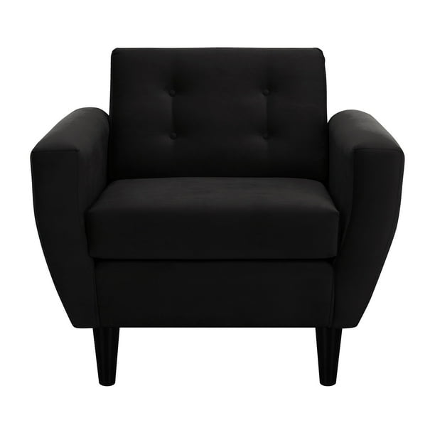 Sofa Bote 1c Felpa 00 Negro