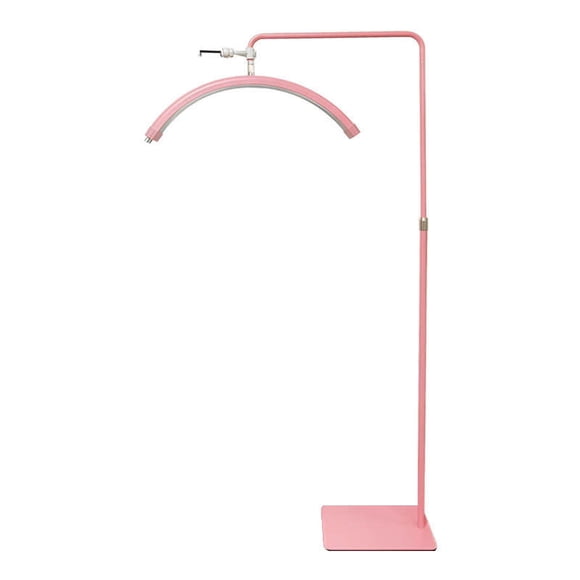 Lampara Led Media Luna Estética Para Pestañas Cejas Hogar Rosada