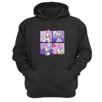 Genérico - Polerón Canguro Daisy Gris Oscuro Talla S Unisex