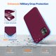 thumbnail image 4 of Funda Miracase diseñada para iPhone 11 con protector de pantalla, 4 of 6