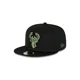 thumbnail image 1 of Gorro Milwaukee Bucks NBA 59Fifty Black, 1 of 1