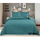 thumbnail image 1 of Cubrecama Quilt Plaza y Media con Pompones - Turquesa, 1 of 2