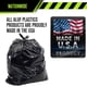 thumbnail image 5 of Bolsas de basura Aluf Plastics 208 L Heavy Duty, paquete de 50 unidades, negras, 5 of 6