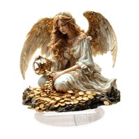 Bothyi - Decoración De Ángel Acrílico, Decoración De Mesa Única Para El Hogar, Chimenea, Vacaciones