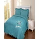 thumbnail image 3 of Cubrecama Quilt De Verano Con Flores Bordadas 2 Plazas Turquesa, 3 of 4