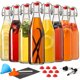 thumbnail image 1 of Botellas AOZITA de vidrio con tapa, 8 unidades de 16 oz (480 ml), 1 of 3