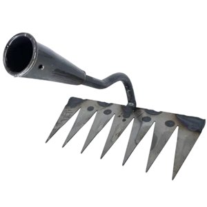 Magideal - Herramienta De De Jardinería Herramienta De Que Afloja El Suelo Manual De Rastrillo De Hierba De Suelo Manual De Rastrillo Para El Patio , 7 Dientes