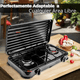 thumbnail image 4 of Cocina Encimera a Gas Licuado 2 Platos+KIT de instalación Cocinilla Negro, 4 of 7