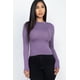 thumbnail image 1 of Top De Manga Larga Liso Con Cuello Alto, 1 of 2