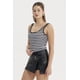 thumbnail image 2 of Polera Mujer Escote Cuadrado Negro / Blanco, 2 of 4