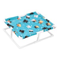 Ioensy - Cama Hamaca Para Gatos, Cama Elevada Para Interiores Para Perros Y Gatos, Para Conejitos, Perros Pequeños, Gatos De Interior
