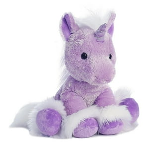 Peluche Unicornio Morado Aurora Fantasy 30 Cm