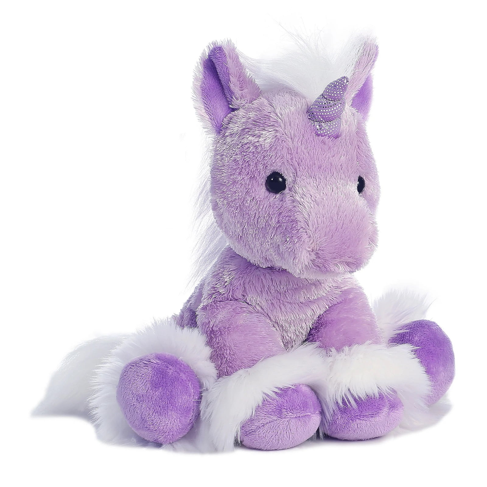 Peluche Unicornio Morado Aurora Fantasy 30 Cm