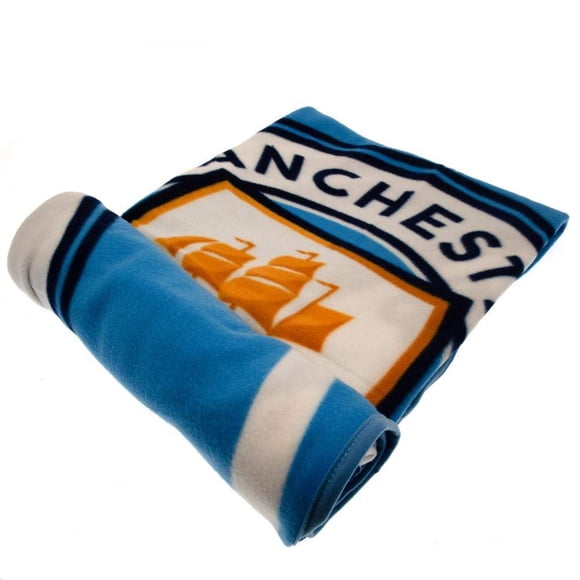 Manta de Polar Manchester City FC 152x127 cm Suave y Cálida