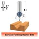 thumbnail image 2 of Broca fresadora Bosch 84300MC con ranura en V con punta de carburo, 9,5 a 11,1 mm, 2 of 5