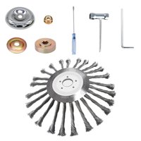 Ioensy - Cabezal De Corte, Cabezal De Corte De Cepillo De Malas Hierbas Para Jardinería, Cortacésped, Entrada De 10 Pulgadas